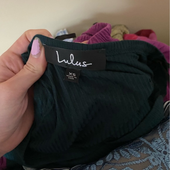 NWOT Lulu’s Green Cardigan Duster | Knit Midi Dress | Size XS - Picture 4 of 4